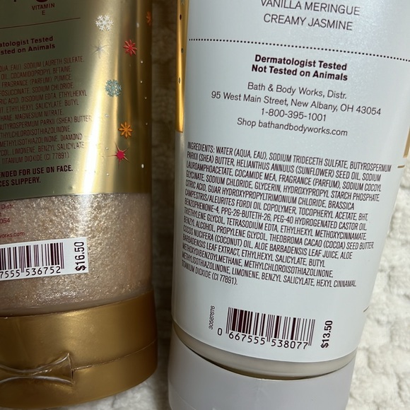 Bath and Body Works Winter Peach Marshmallow Body Wash - Picture 3 of 3